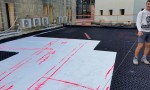  Laying of a protection layer over the roof barrier